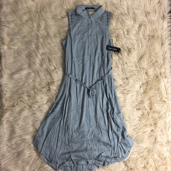 Anthropologie Doe + Rae Crochet Lace Hi-Lo Dress - Picture 3 of 8